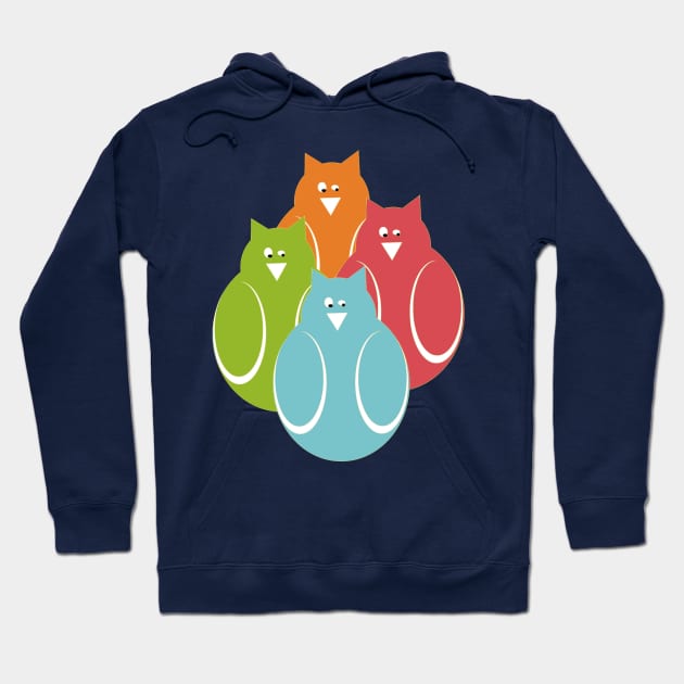 Owl Family Hoodie by andersonartstudio